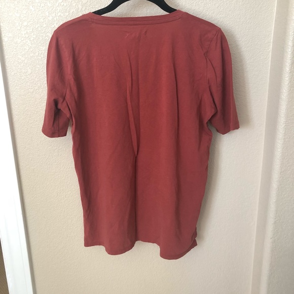 Madewell Simple Tee Brick Red - Picture 2 of 2